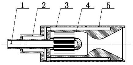 Continuous rotation detonation ramjet engine capable of supplying oil and gas in radial direction