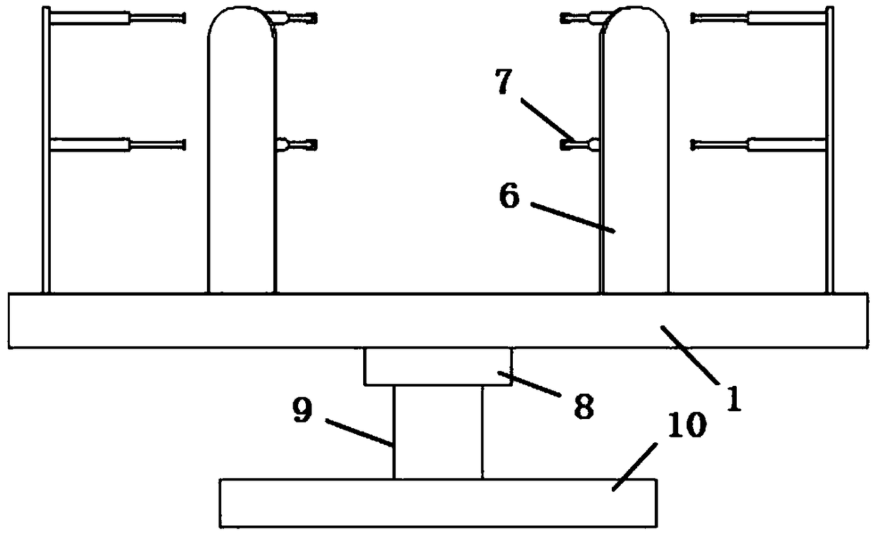 Carving and fixing device for wood product machining