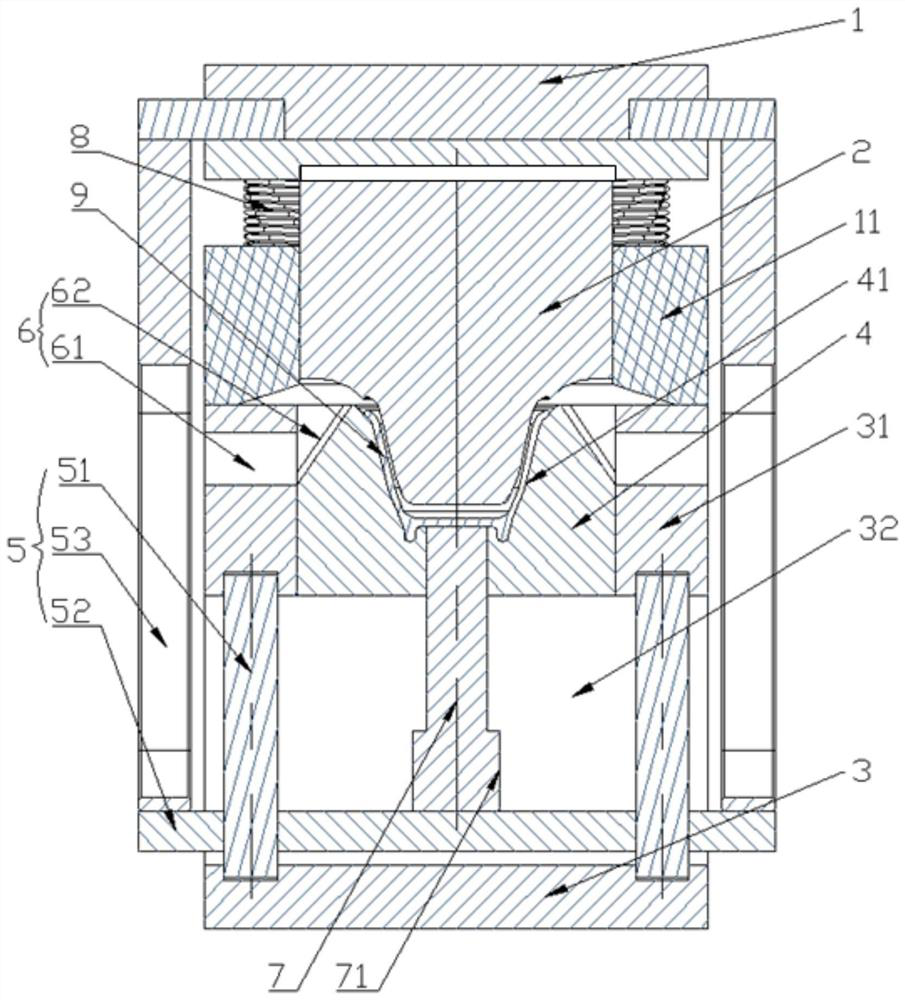 A kind of manufacturing method of pressing ceramic mold and ceramic embryo