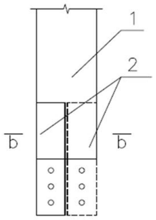 Square steel column and I-shaped steel beam connecting structure