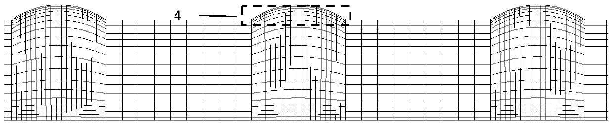 Intra-channel flow field reconstruction method based on structured grid