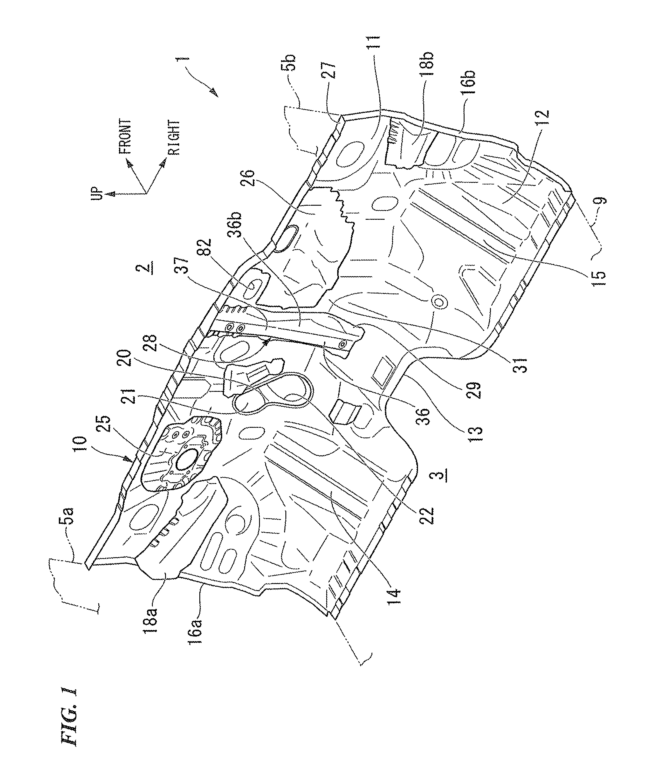 Frontal structure of vehicle