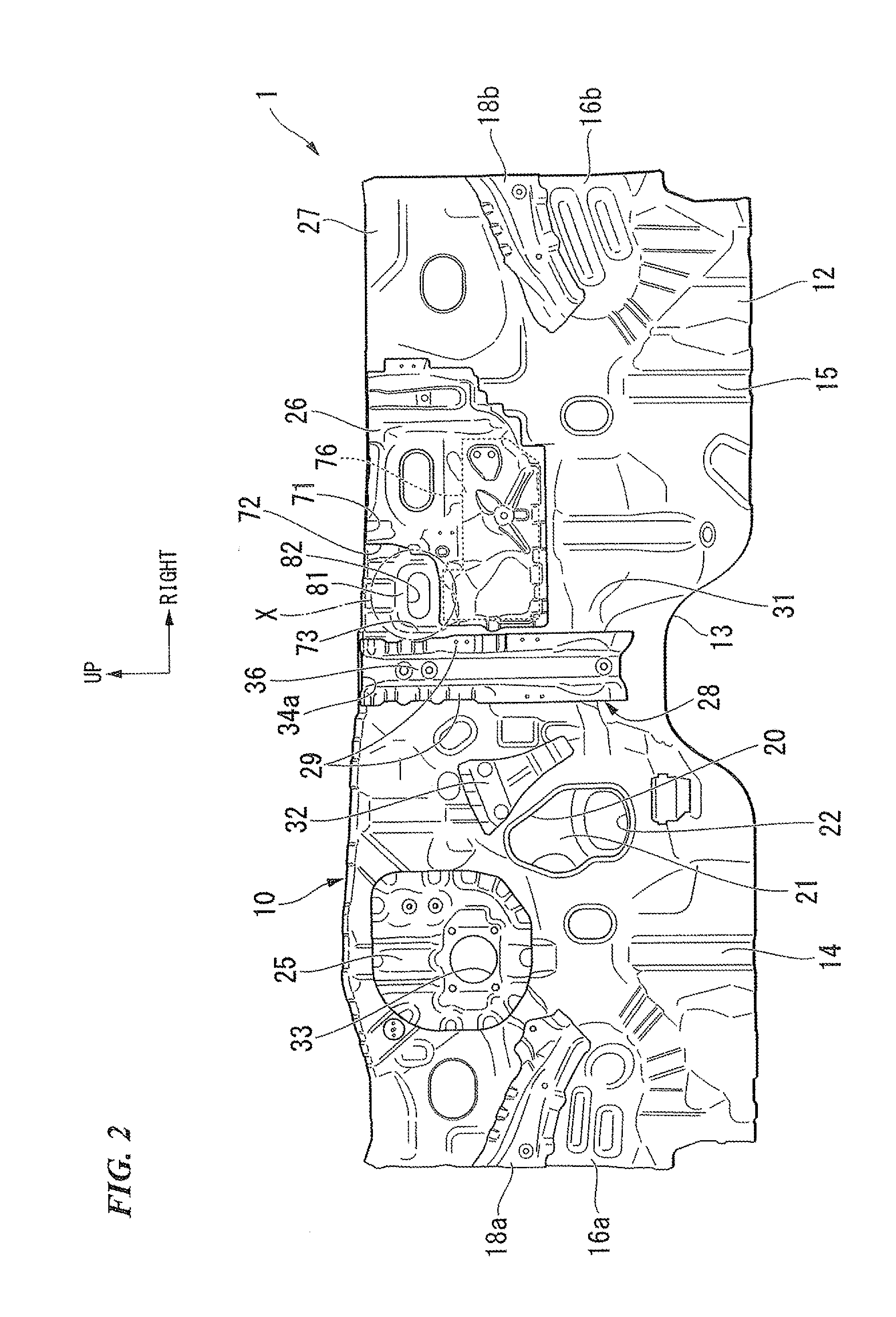 Frontal structure of vehicle