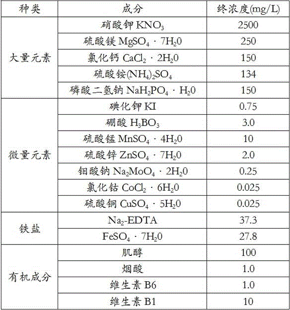 Ginseng medium for increasing content of panaxoside and preparing method thereof