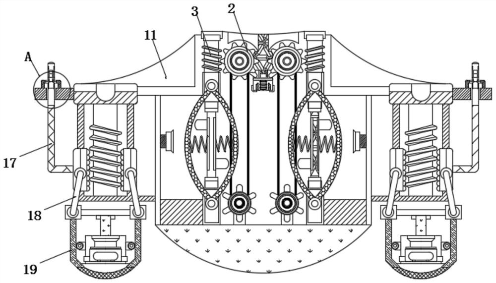 Collecting ship capable of efficiently removing cyanobacteria oil sludge