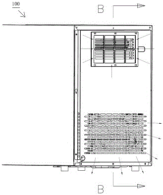 A showcase with a rear condenser