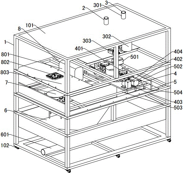 Detection device for uniformity of output particles of wet ball mill