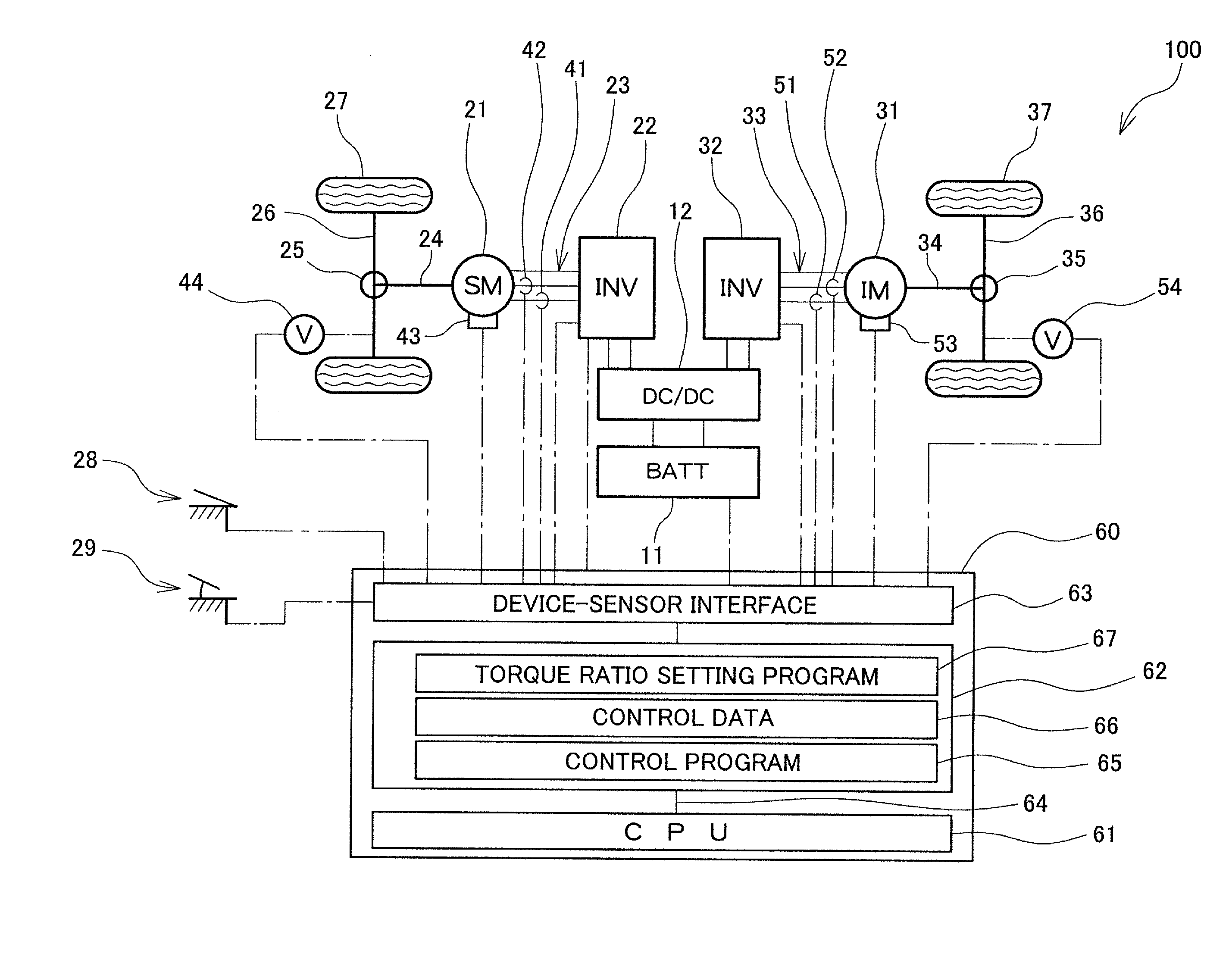 Electric vehicle and control method of electric vehicle