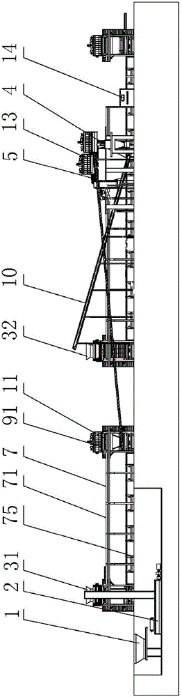 Tray type stereoscopic organic material fermentation system and fermentation method