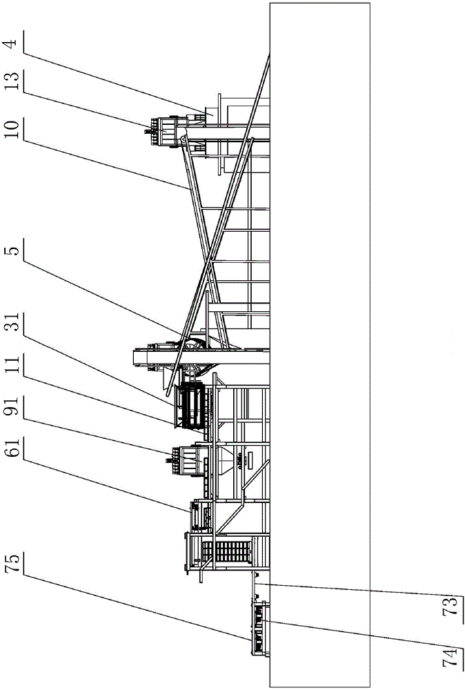 Tray type stereoscopic organic material fermentation system and fermentation method