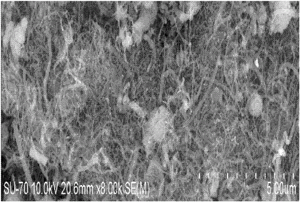 A kind of graphene/carbon nanotube/nickel electrode, its preparation method and application