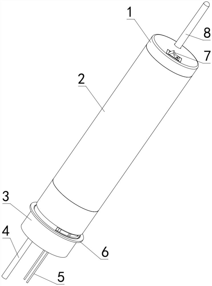 Wireless paddy field water level and soil temperature and humidity sensor