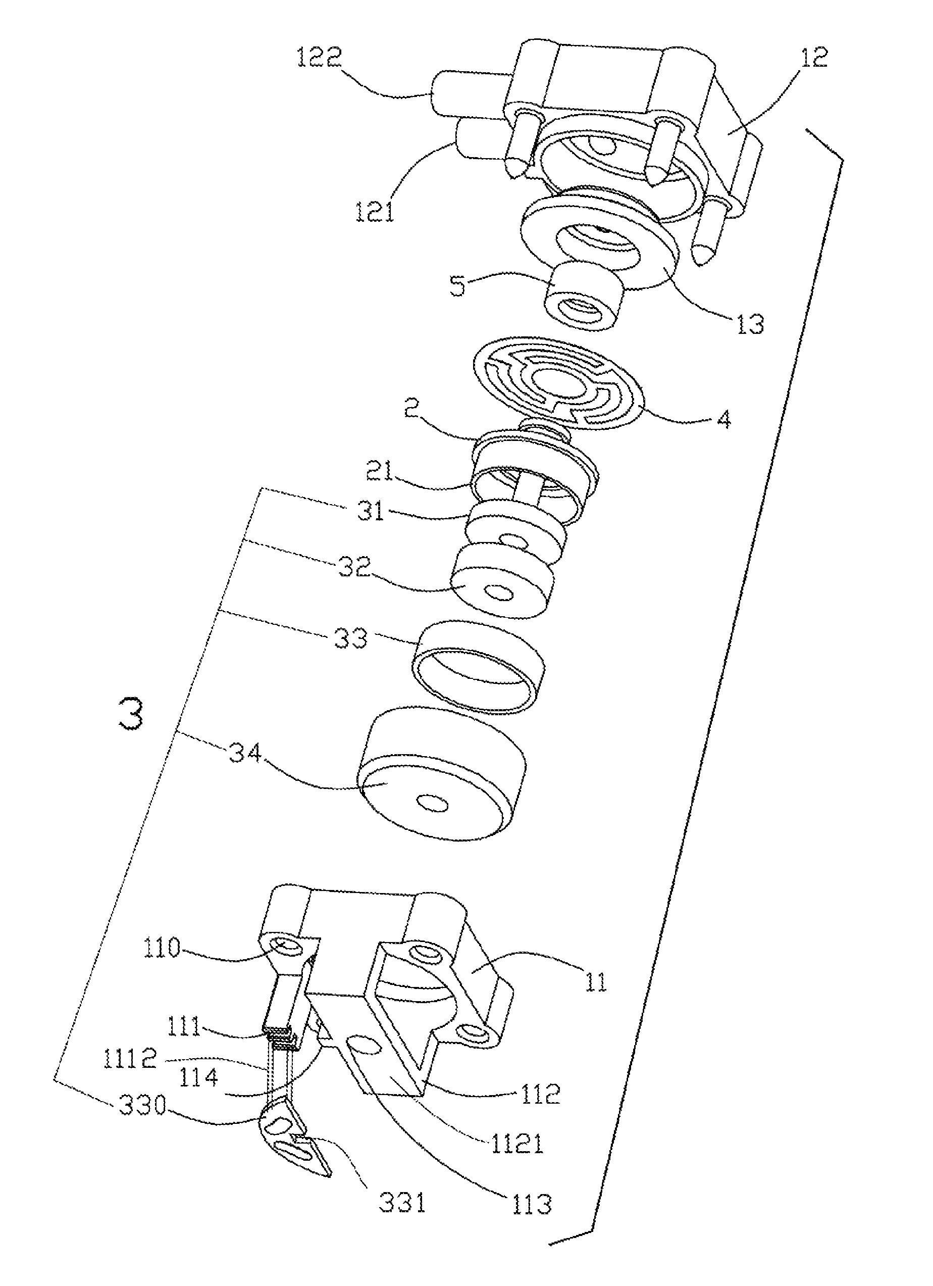 Electromagnetic linear valve