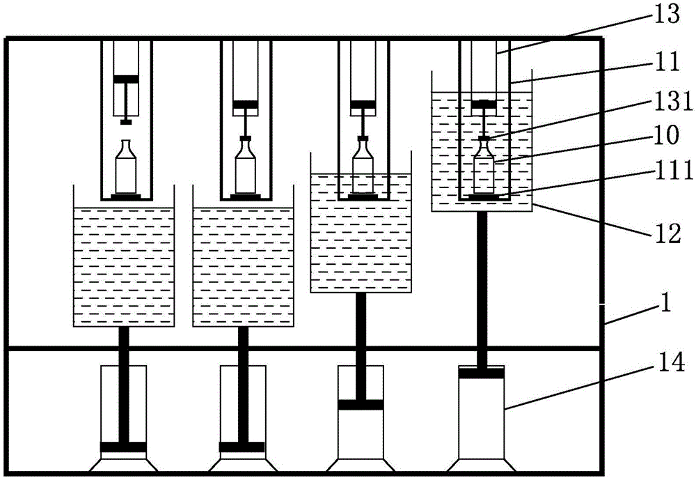 Automatic leakage detector of container vessel