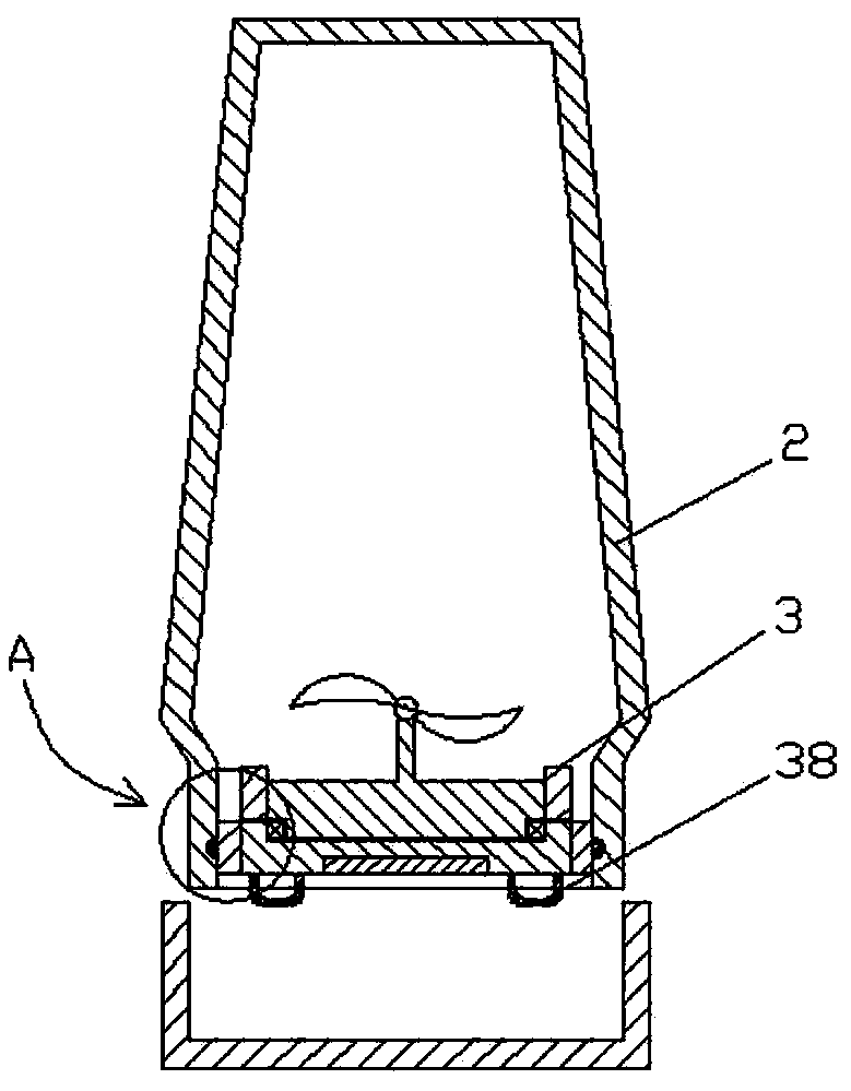 Split-type juicer adopting detachable blade module