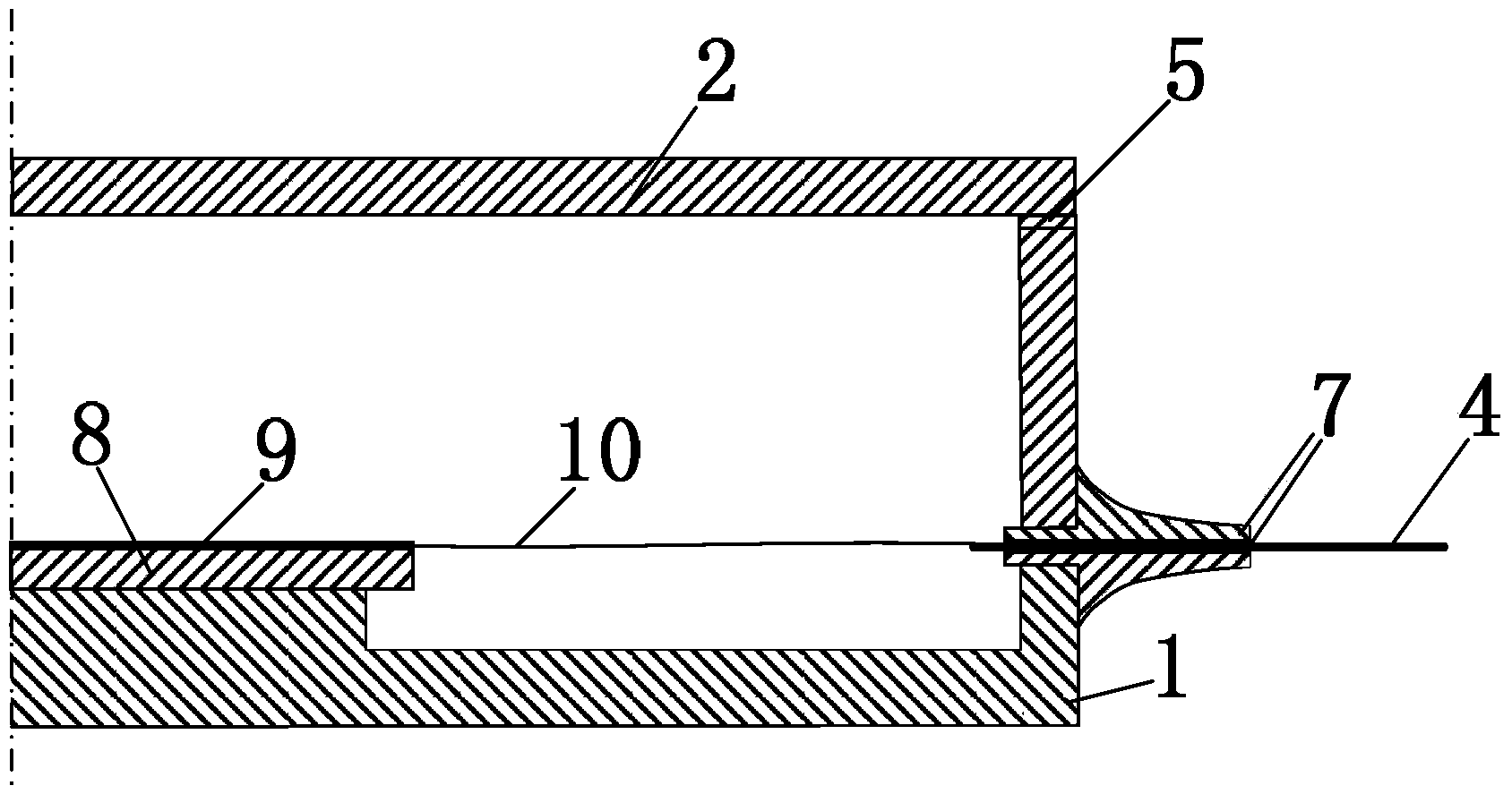 Hydrophobic dual-sealing photoelectric electric-field sensor applicable to high-humidity environment