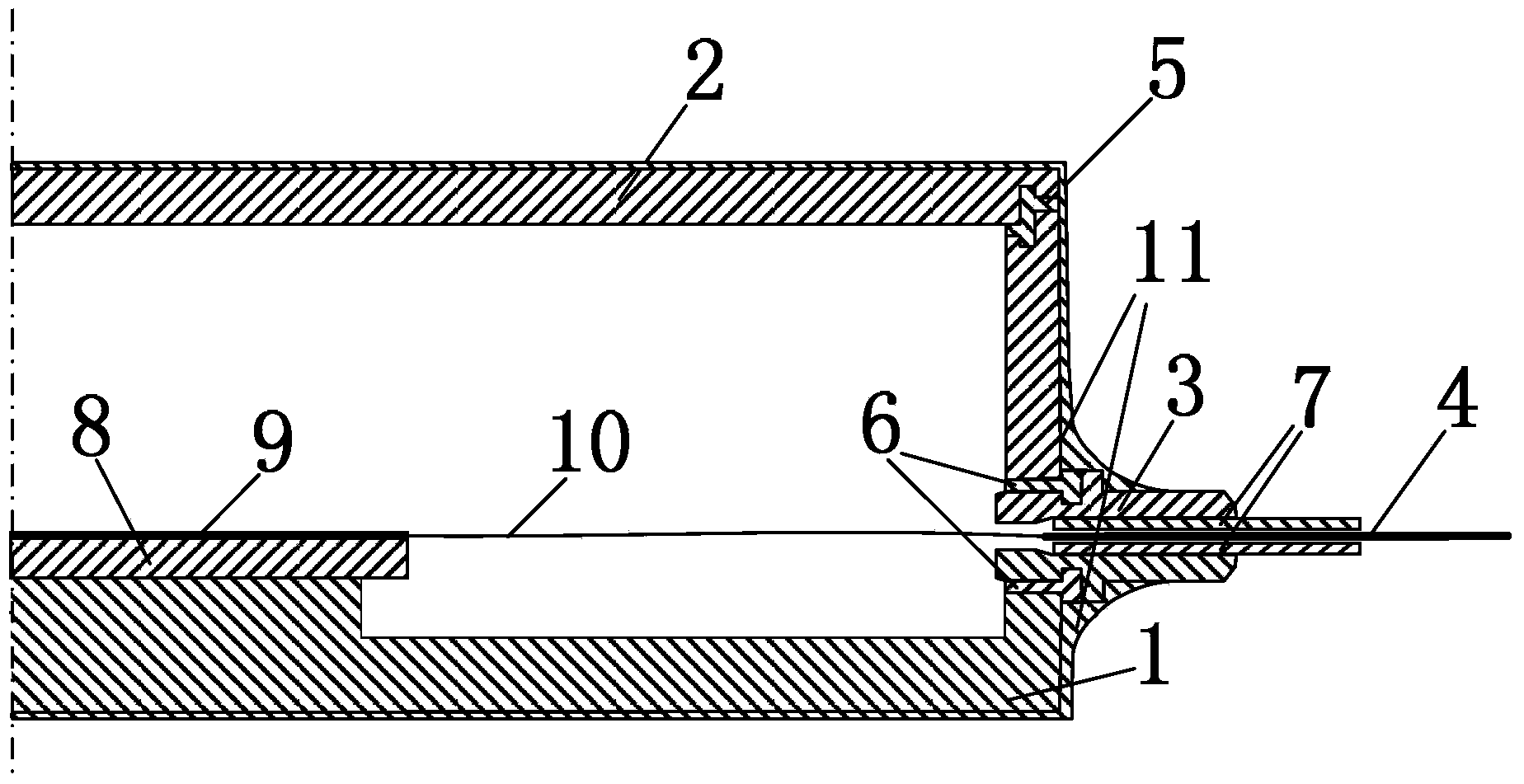 Hydrophobic dual-sealing photoelectric electric-field sensor applicable to high-humidity environment