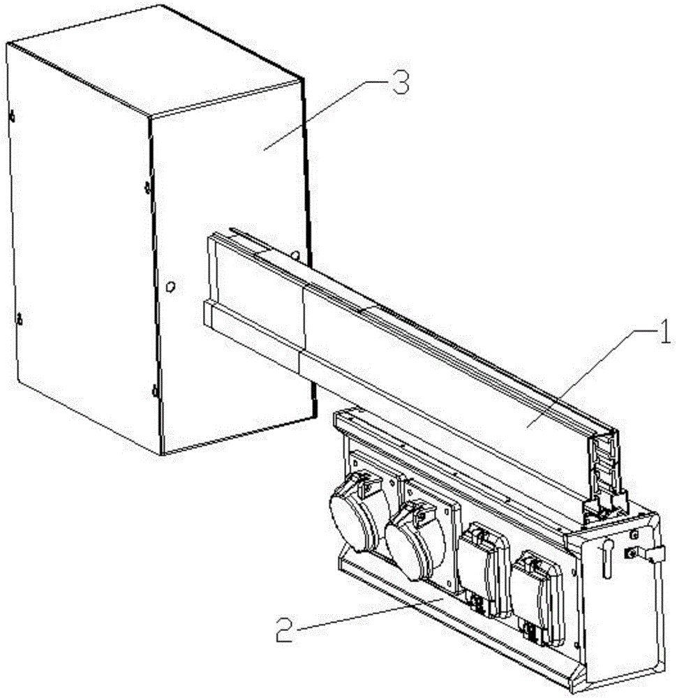 Bus duct system for supplying power