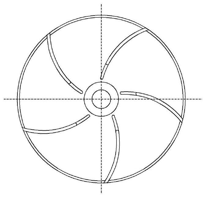 Centrifugal pump impeller capable of achieving adjustment of blade outlet angle