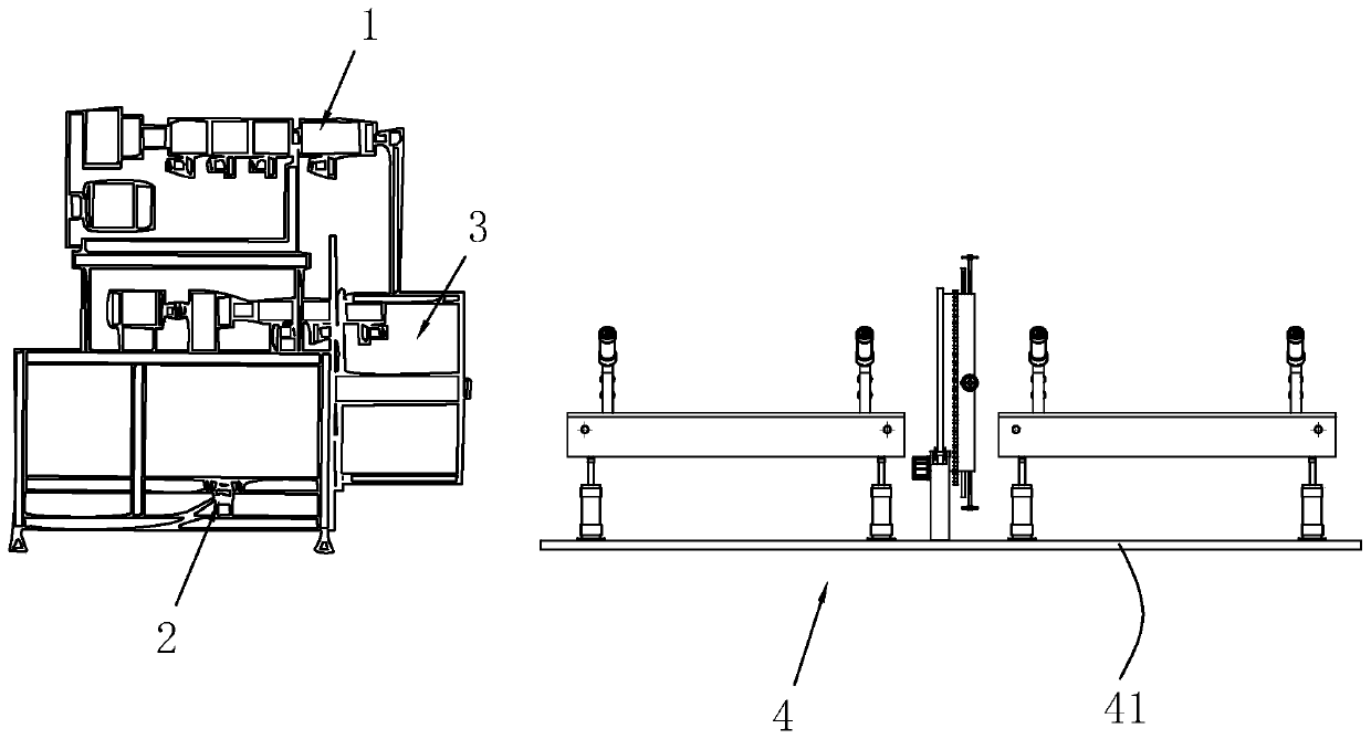 Plastic-steel winding pipe production line