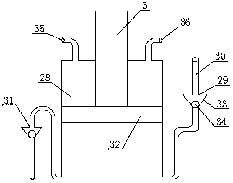 Push rod six-oscillating-tooth efficient lubricating driving parallel double-cylinder internal combustion engine