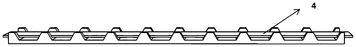 Anti-creepage cake-type coil insulation support frame