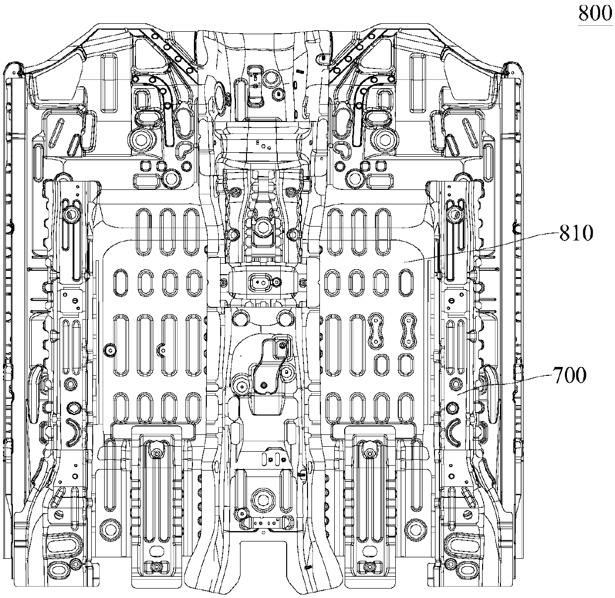 Floor beam structure applied to vehicle