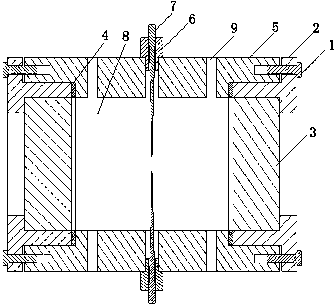 Ignition electrode gap adjustable constant-volume combustion device