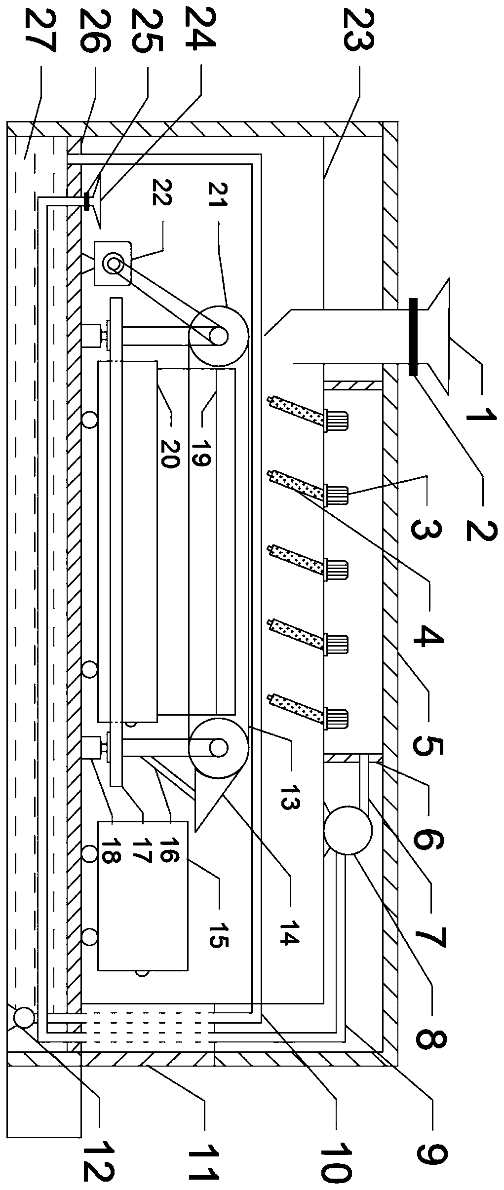 Electronic component soldering tin recycling device