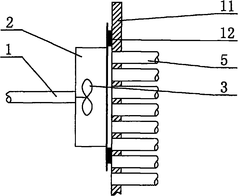 Method and device for detecting leakage of shell type heat exchanger