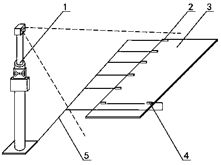 Image-recognition-based distance measuring device and measuring method of standing long jump