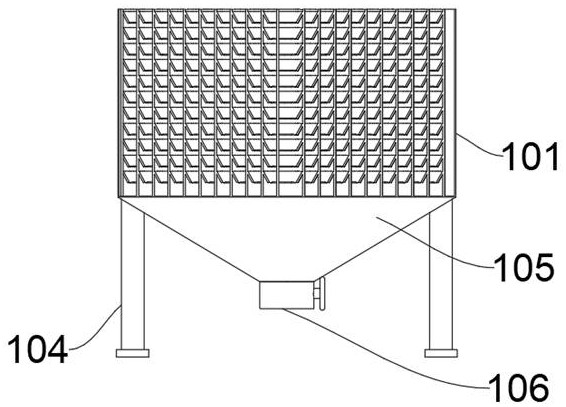 A cyclone type high-efficiency sedimentation device