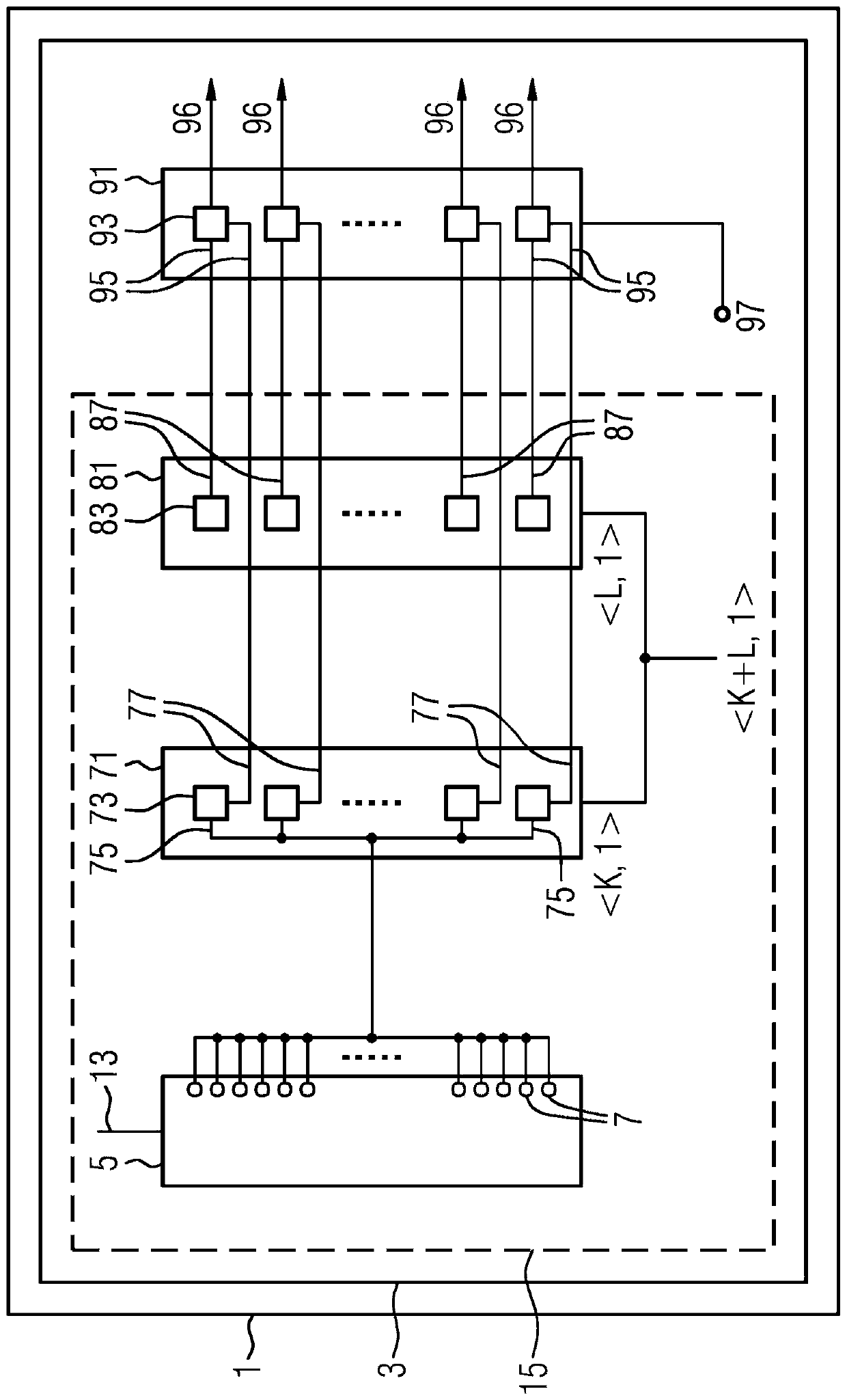 Digital-to-analog converter for multi-threshold counters that divide bits between resistor ladders and comparators