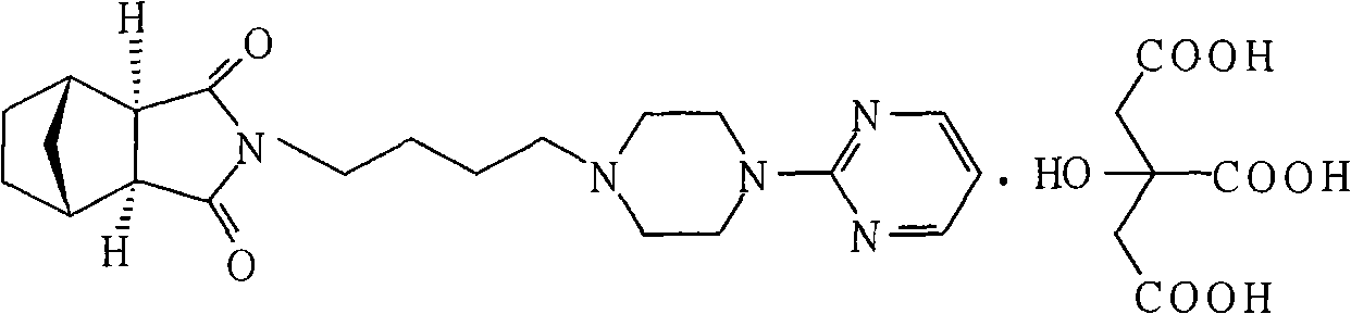 Method for preparing tandospirone and analogues of tandospirone