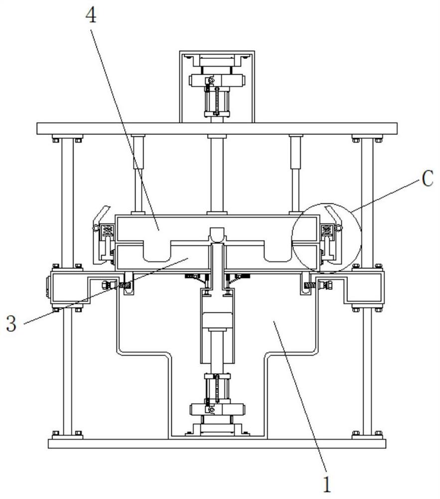 Efficient full-vertical die-casting machine