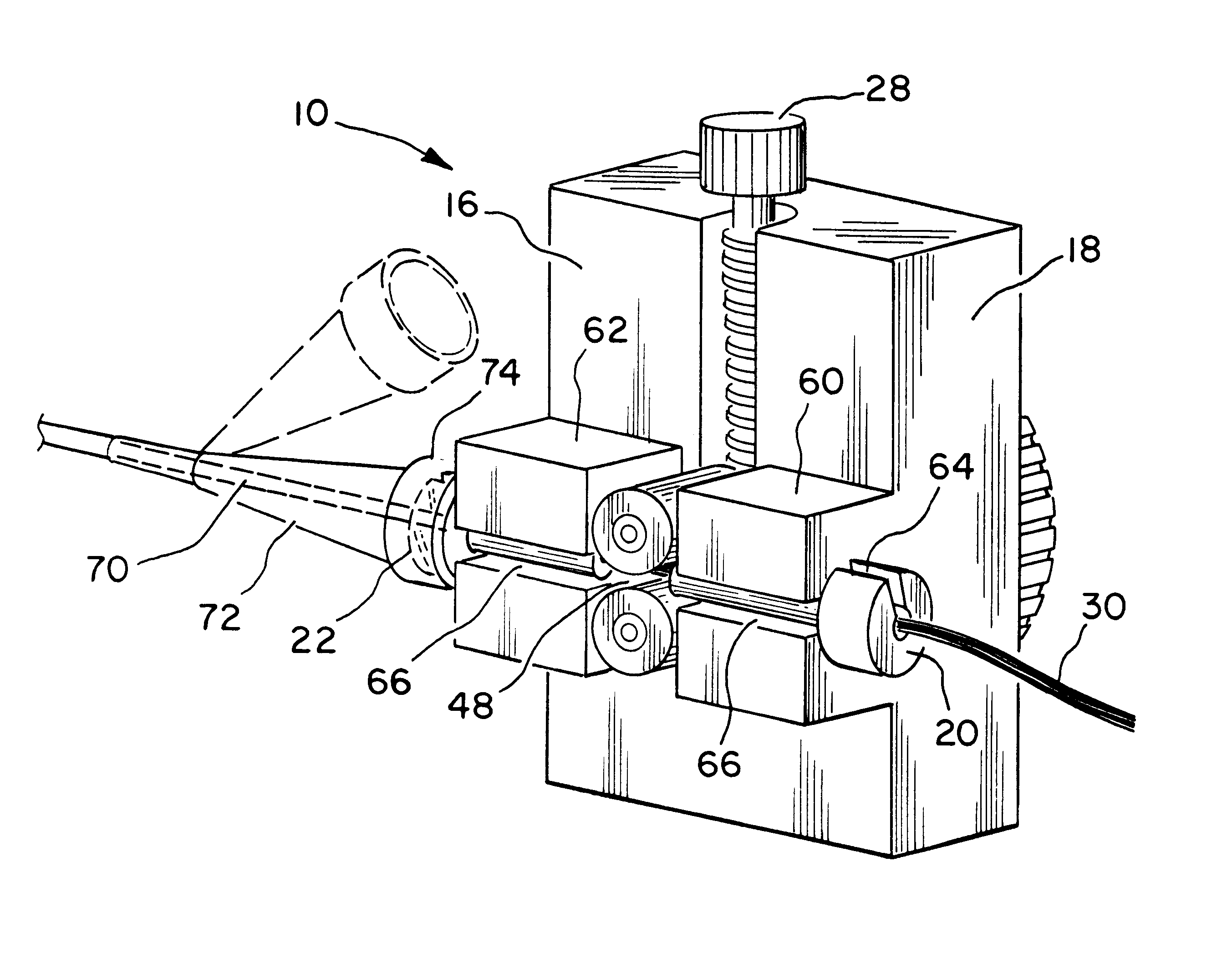 Imaging gore loading tool