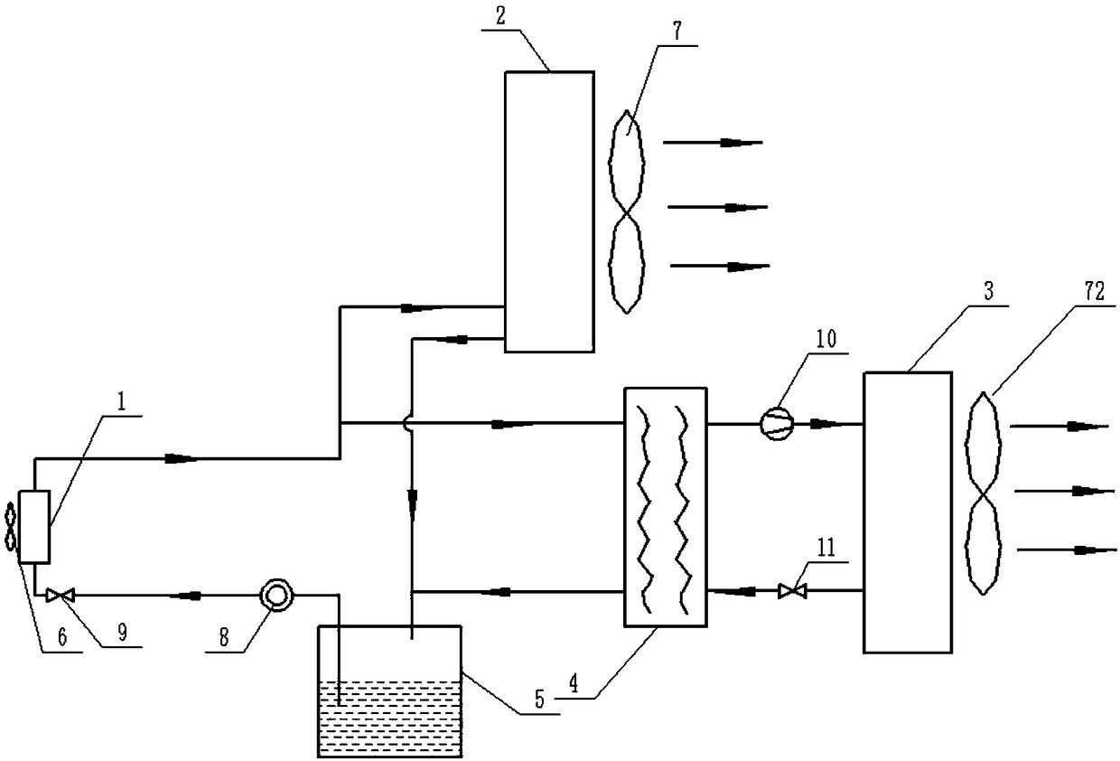 Heat pipe air conditioning device