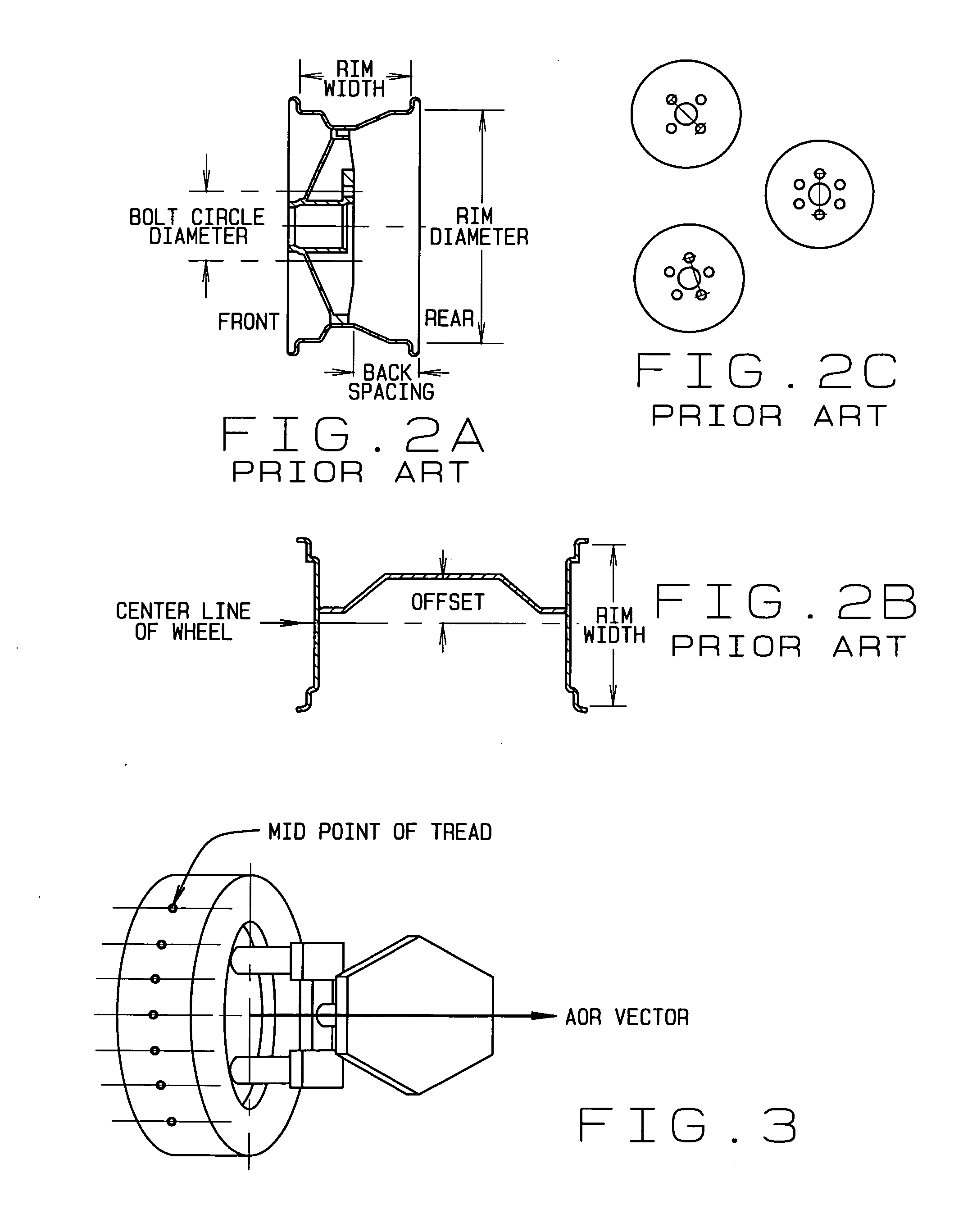 Method and Apparatus For Wheel Assembly Force Moment Arm Measurement