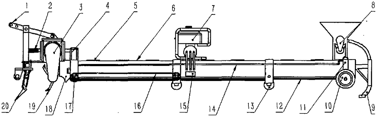 A field operation machine for overcoming heavy cropping obstacle soil