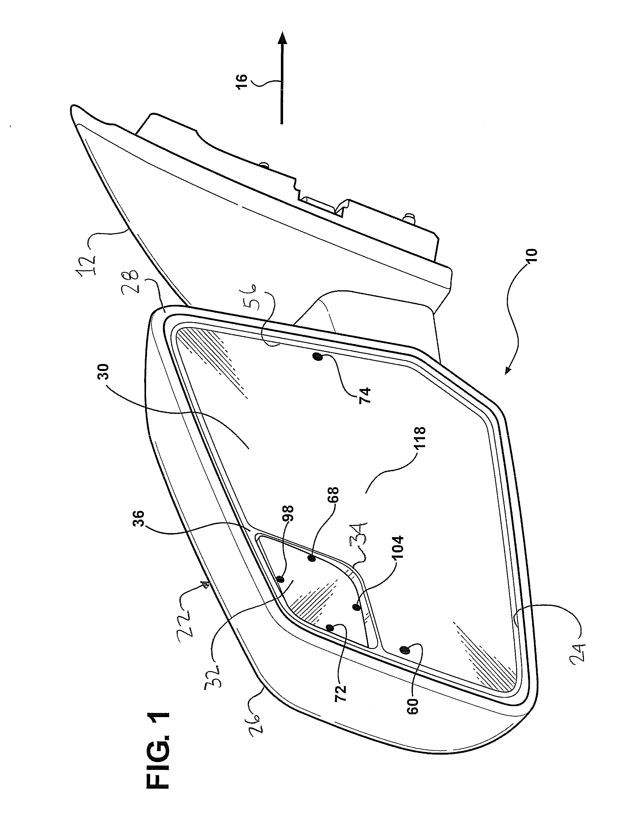 Functional field of view for blind spot mirrors