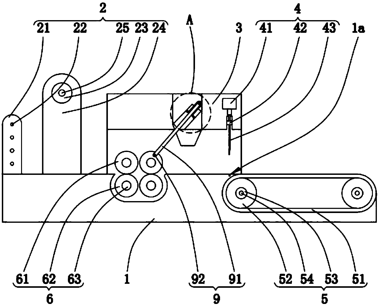 Corrugated board hot-pressing laminating machine