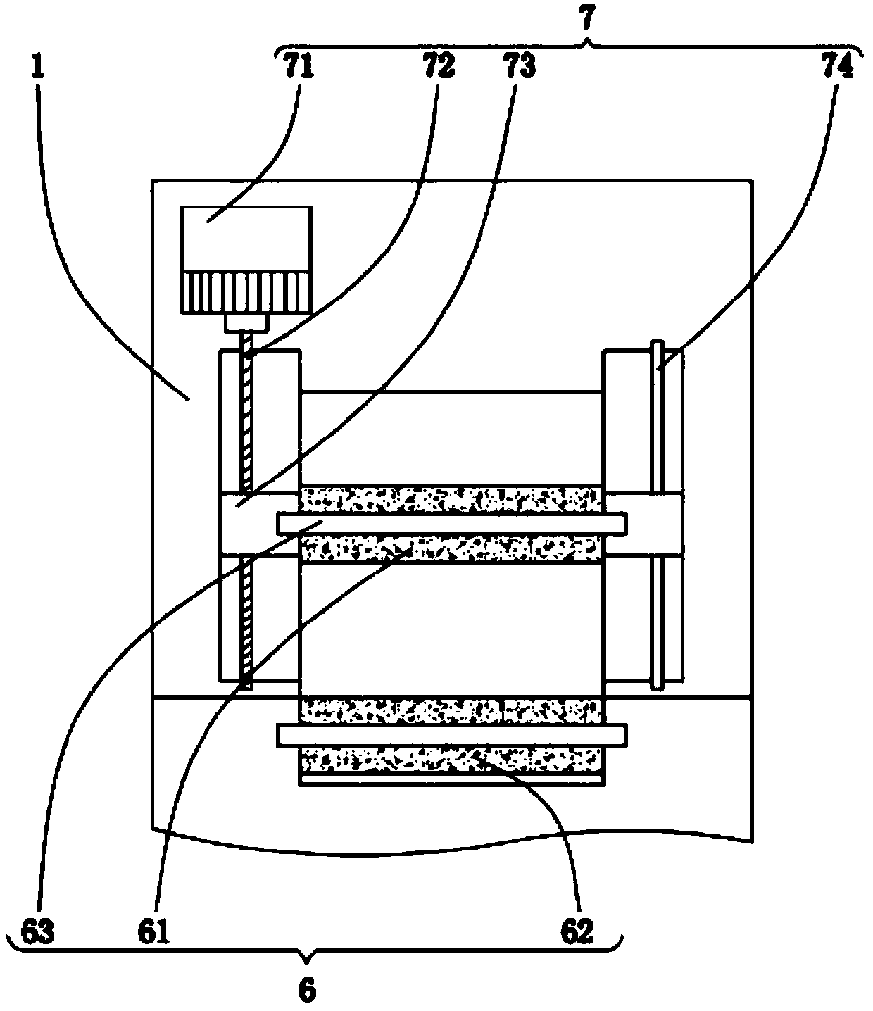 Corrugated board hot-pressing laminating machine