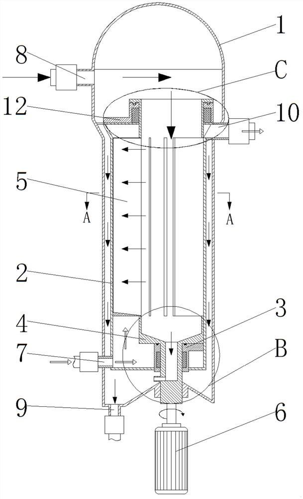 A Rotary Rising Film Evaporator