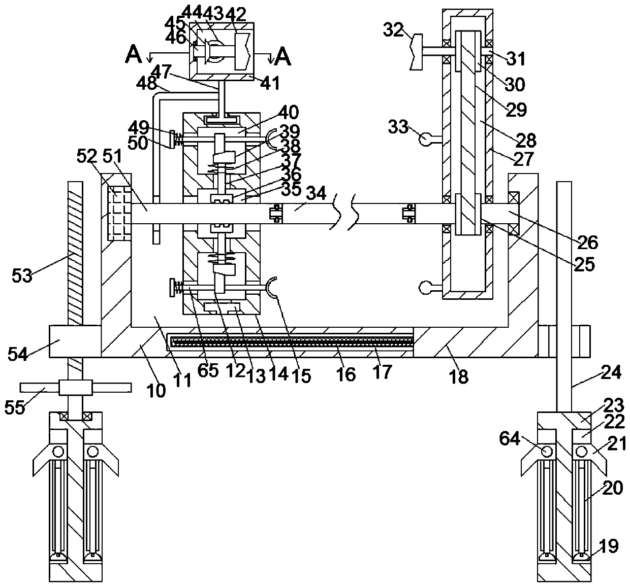 Indoor wall-removing device