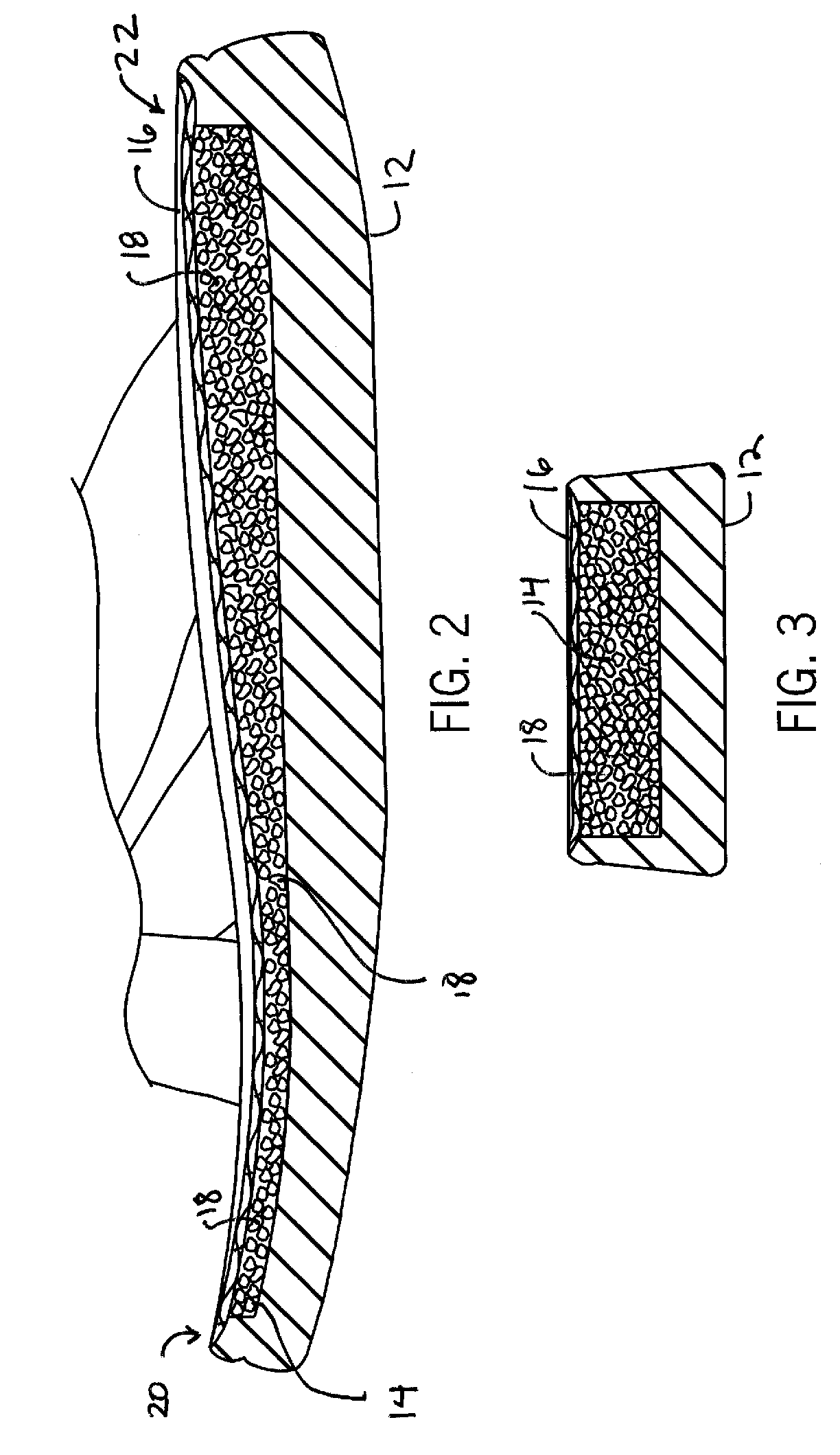 Shoe sole with a loose fill comfort support system