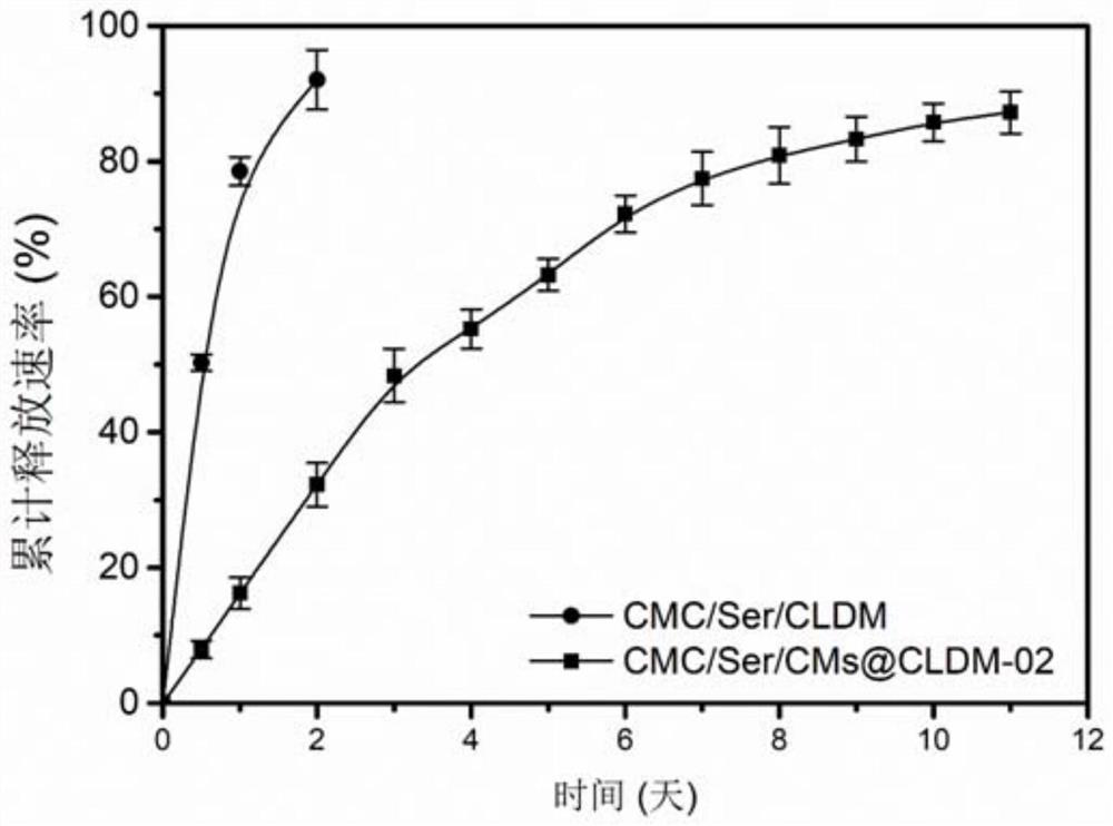 Antibacterial active dressing and preparation method thereof