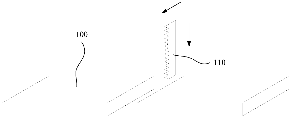 Mold frame standard plate jointed board processing technology