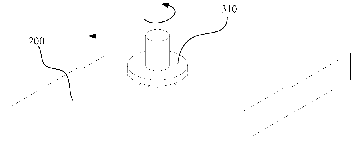 Mold frame standard plate jointed board processing technology