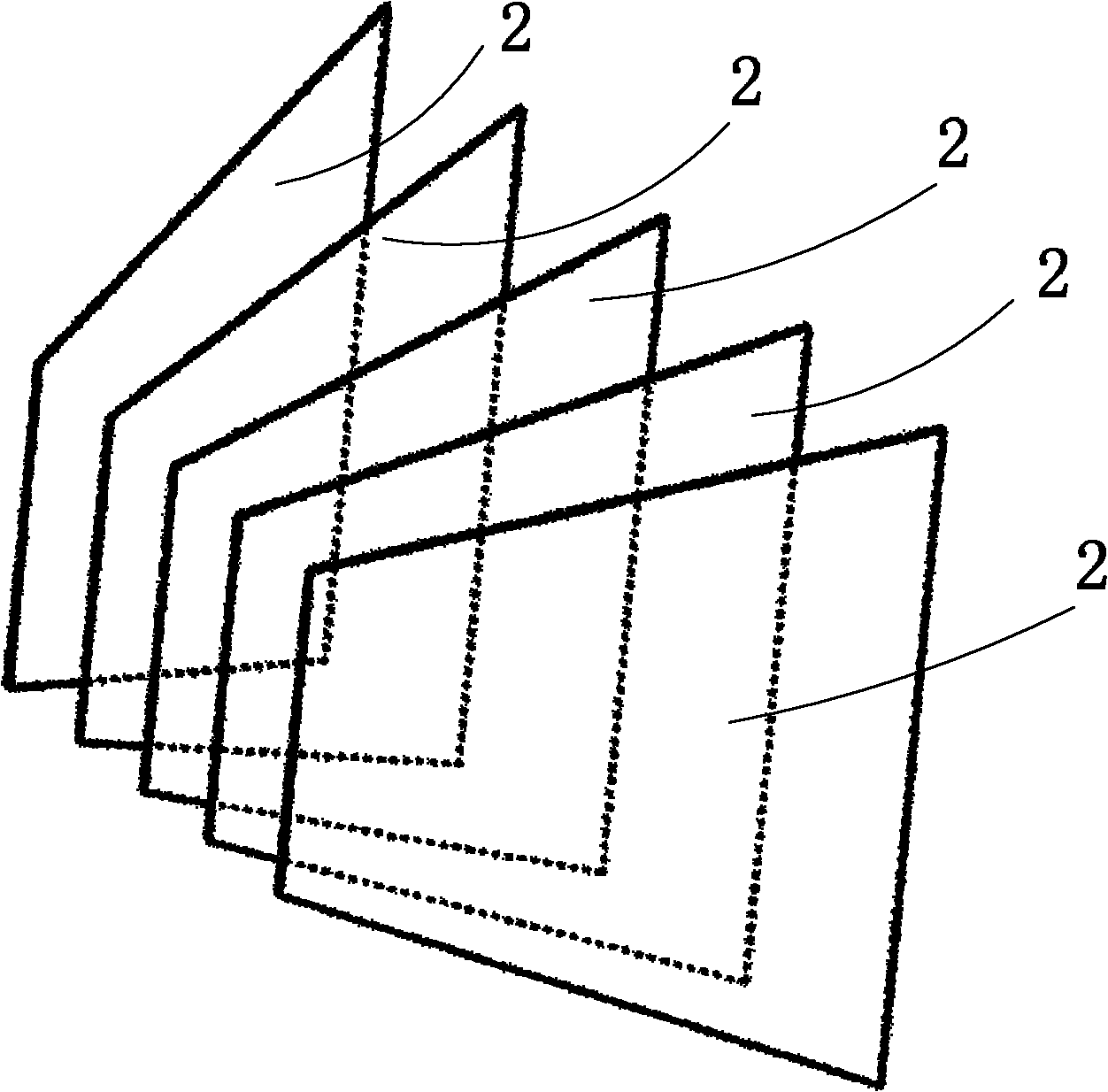 Purification and ventilation device of air in tunnel