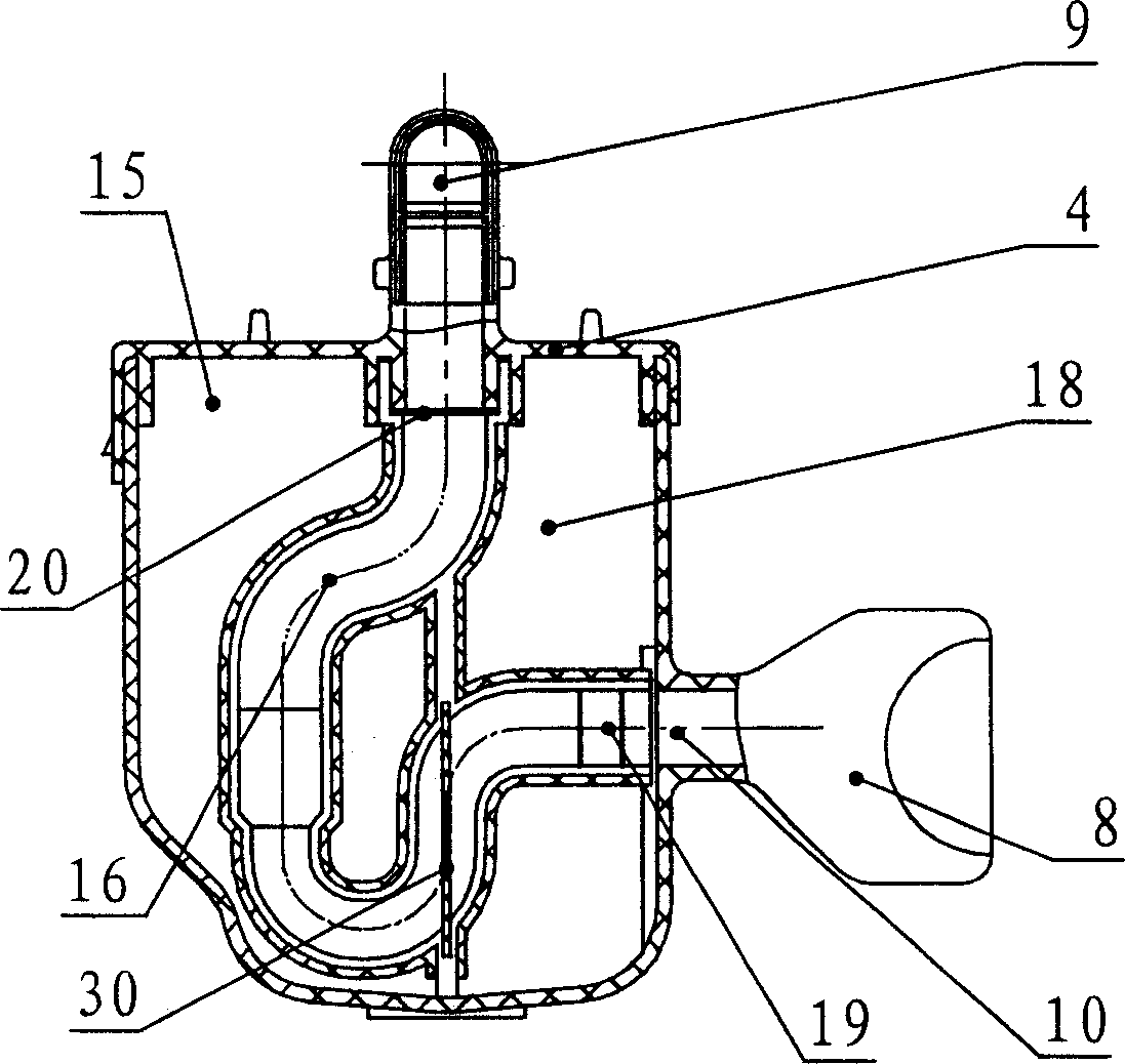 Suction muffler for compressor